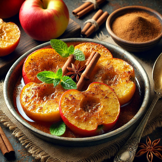 Baked Apples with Nutmeg and Cinnamon