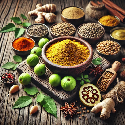 Spices & Herbs Complementing Amla Powder