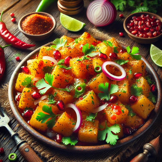 Spicy Tangy Potato Snack/ Aloo Chaat