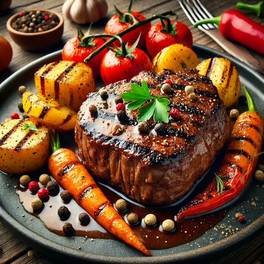 Black Peppercorn Steak