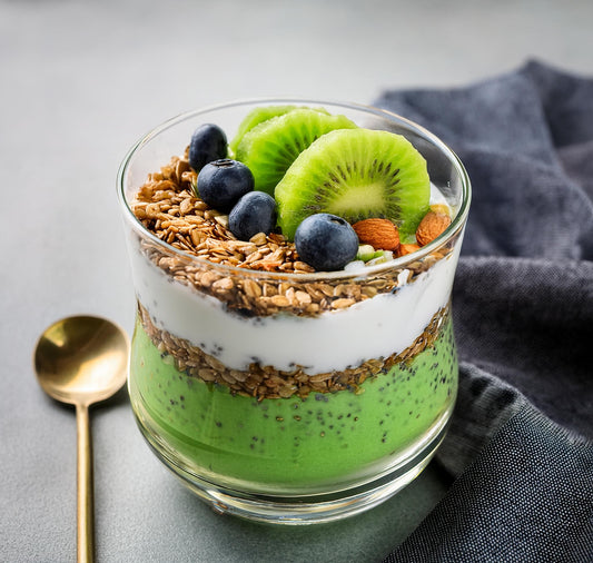 Wheatgrass Powder Breakfast Parfait