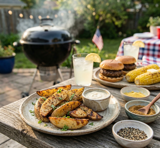 Grilled Potato Wedges