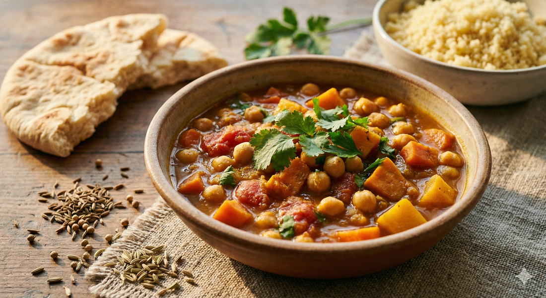 Moroccan-Inspired Chickpea & Vegetable Stew