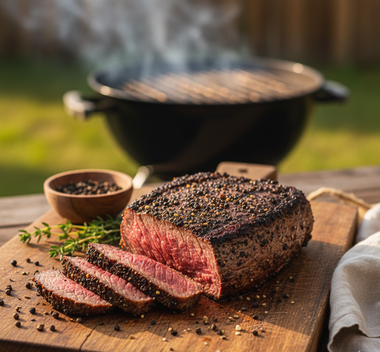 Pepper-Crusted Grilled Steak