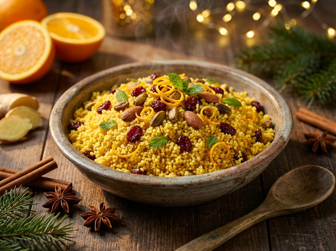 Moroccan-Style Ginger & Orange Couscous