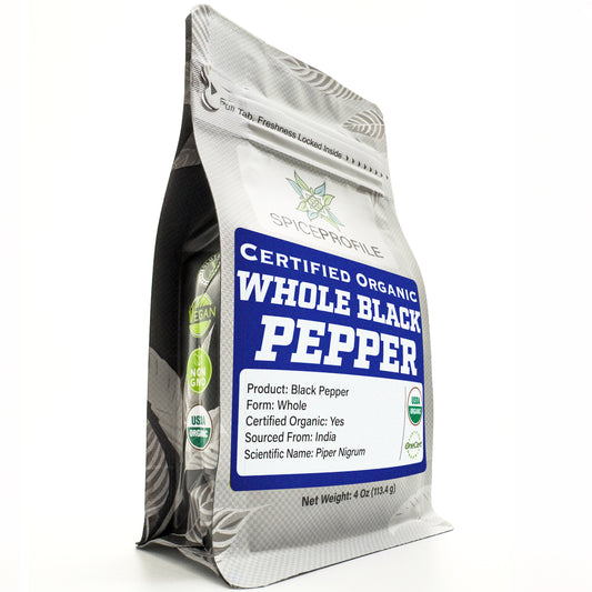 Organic Black Peppercorns Whole | Pungent & Spicy | Kali Mirch