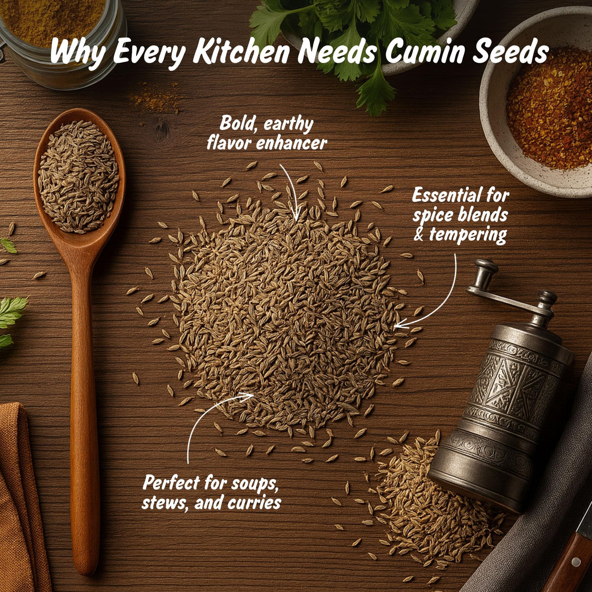 Spice Profile Organic Whole Cumin Seeds | 16 oz | Lab Tested