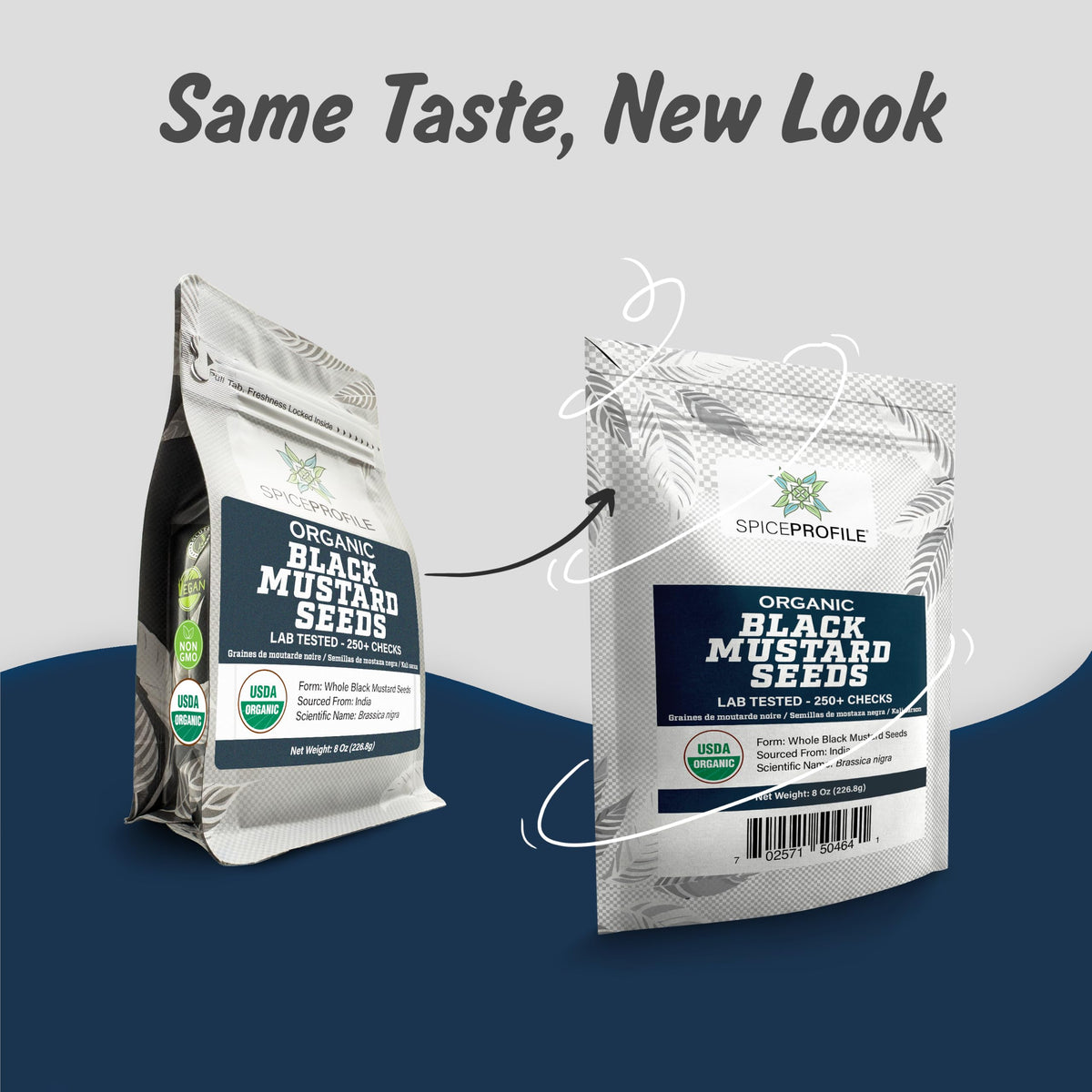 Spice Profile Organic Black Mustard Seeds | 8 oz | Lab Tested