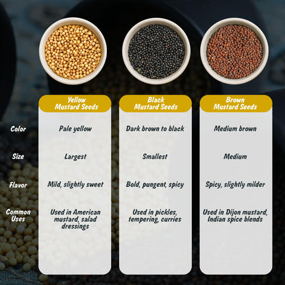 Spice Profile Organic Yellow Mustard Seed | 4 oz | Lab Tested