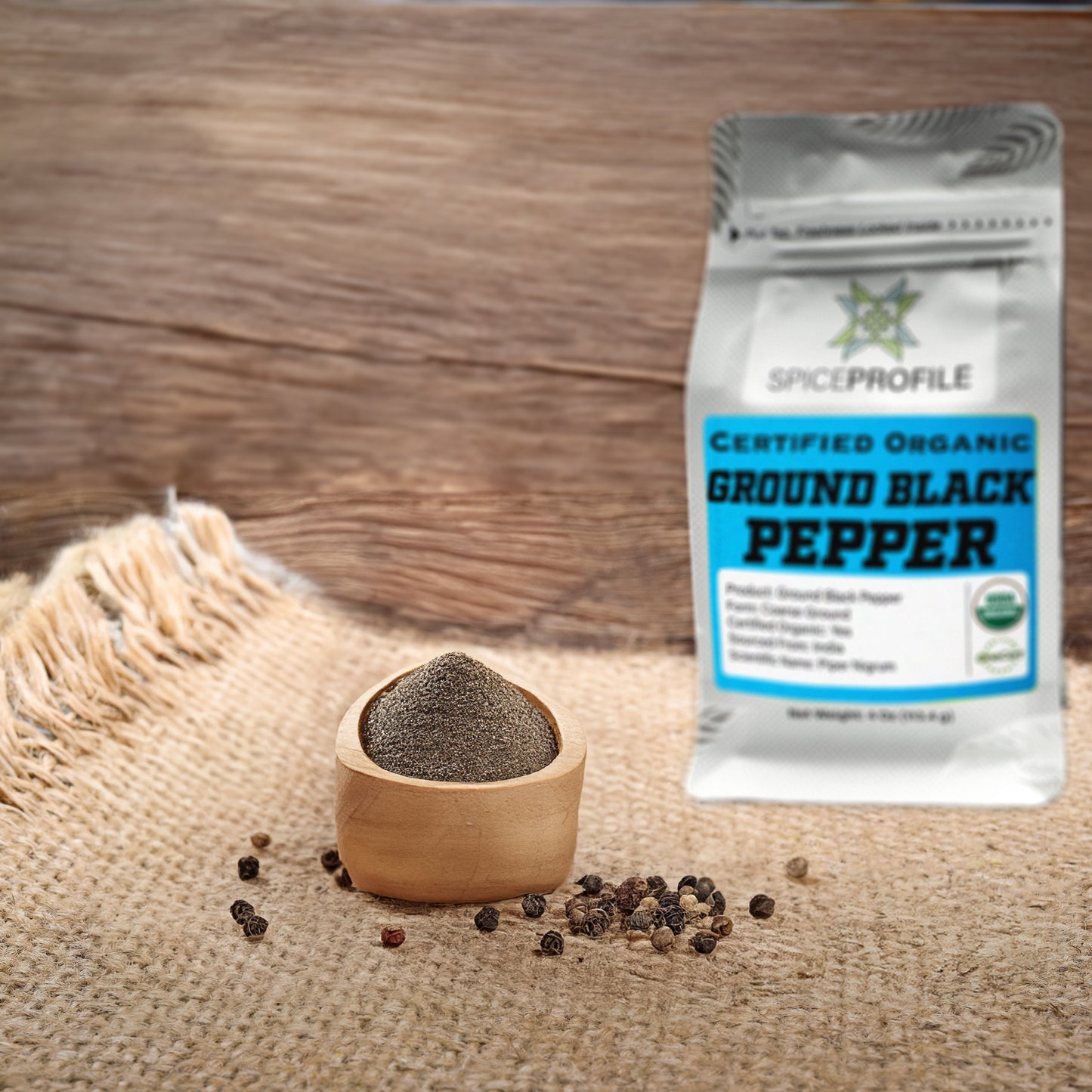 Organic Black Pepper Ground | Kali Mirch Powder