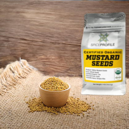 Organic Yellow Mustard Seeds | Sarsoon Ke Bheej