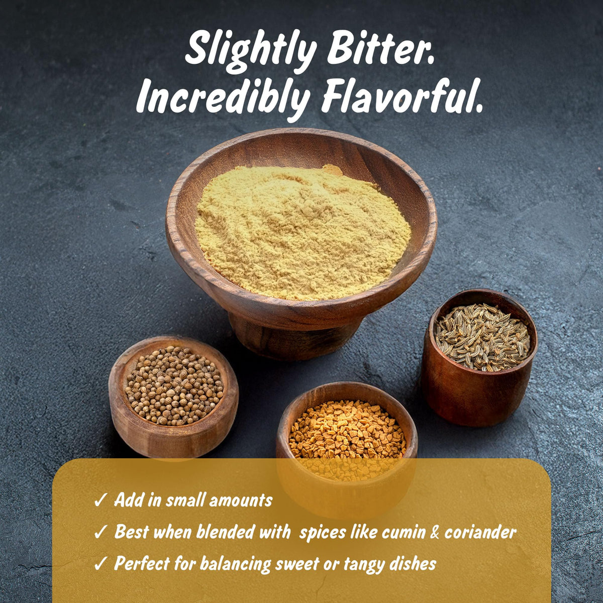 Spice Profile Organic Fenugreek Powder | 16 oz | Lab Tested