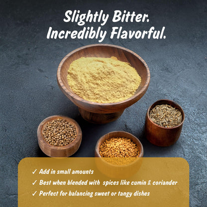 Spice Profile Organic Fenugreek Powder | 16 oz | Lab Tested