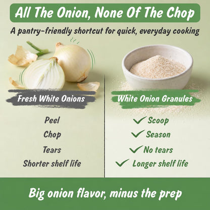 Spice Profile USDA Organic Granulated Onion | 4 oz | Lab Tested