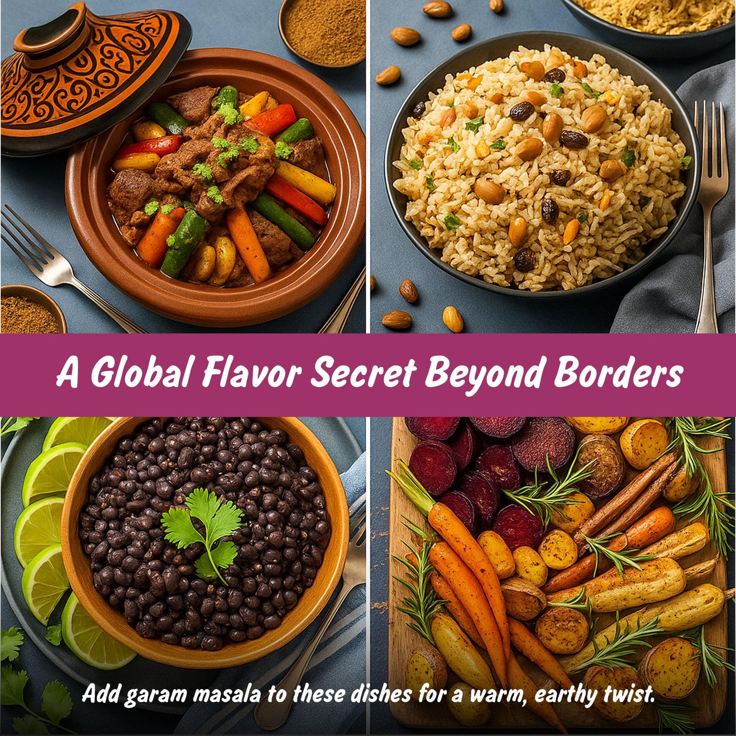 Spice Profile USDA Organic 11-Spice Garam Masala, 3 oz, Lab Tested for Heavy Metals, Salt Free, North Indian Style