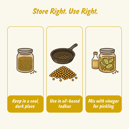 Spice Profile Organic Yellow Mustard Seed | 4 oz | Lab Tested
