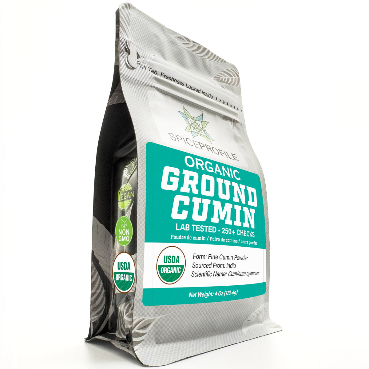 Spice Profile Organic Cumin Powder | 4 oz | Lab Tested