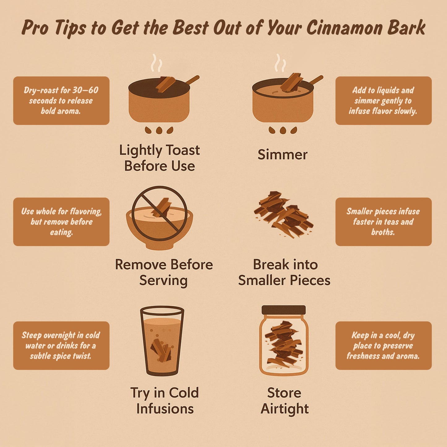 Organic Cassia Cinnamon Stick Flat Barks | Dalchini