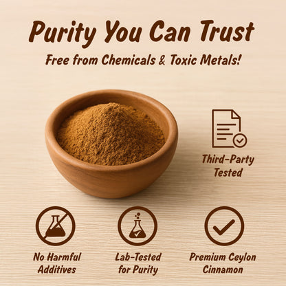 Organic Ceylon Cinnamon Powder | Dalchini Powder