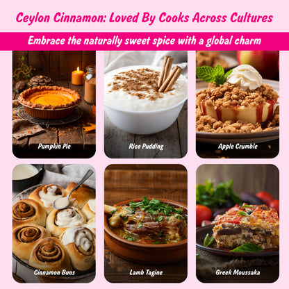 Organic Ceylon Cinnamon Powder | Dalchini Powder