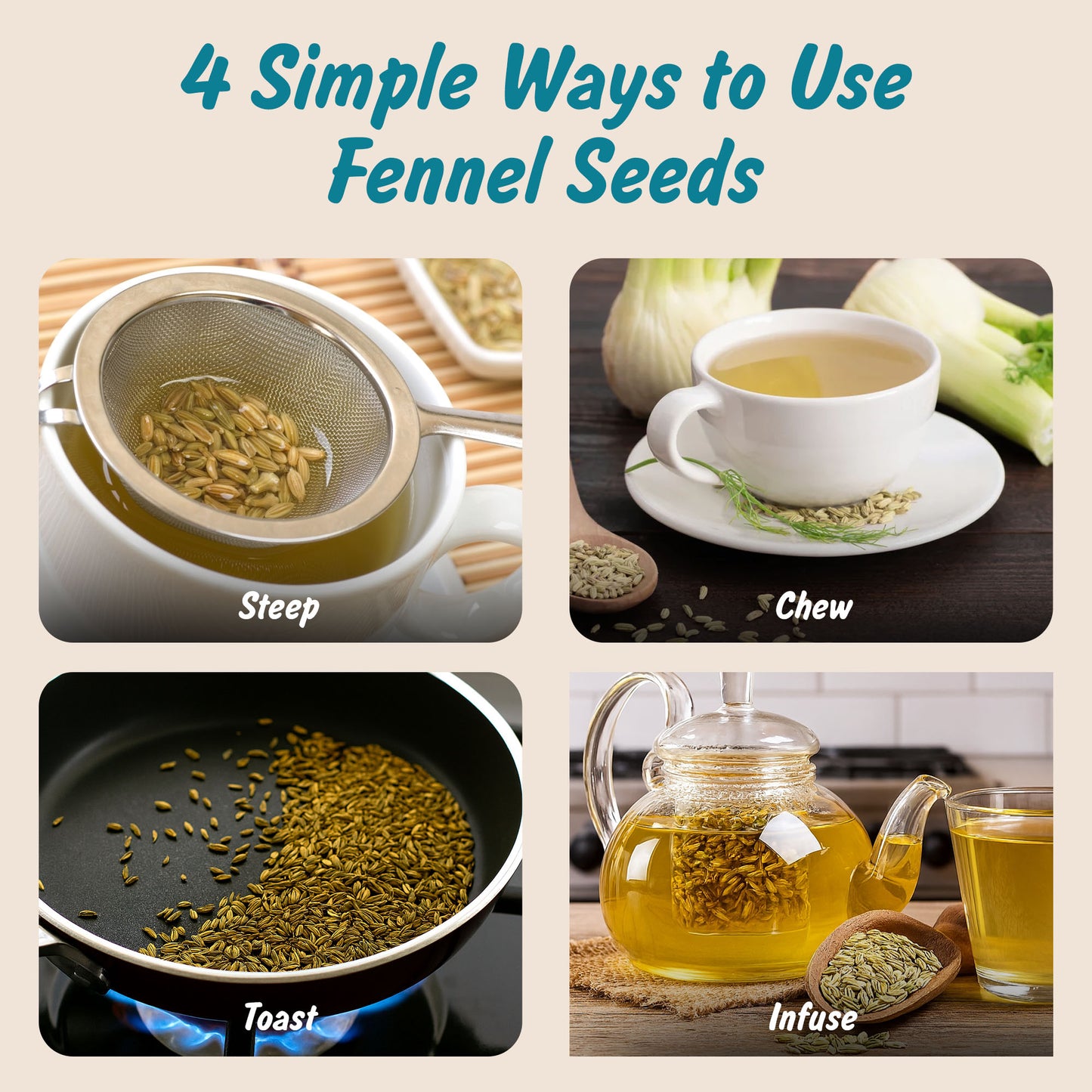 Organic Fennel Seeds | Saunf