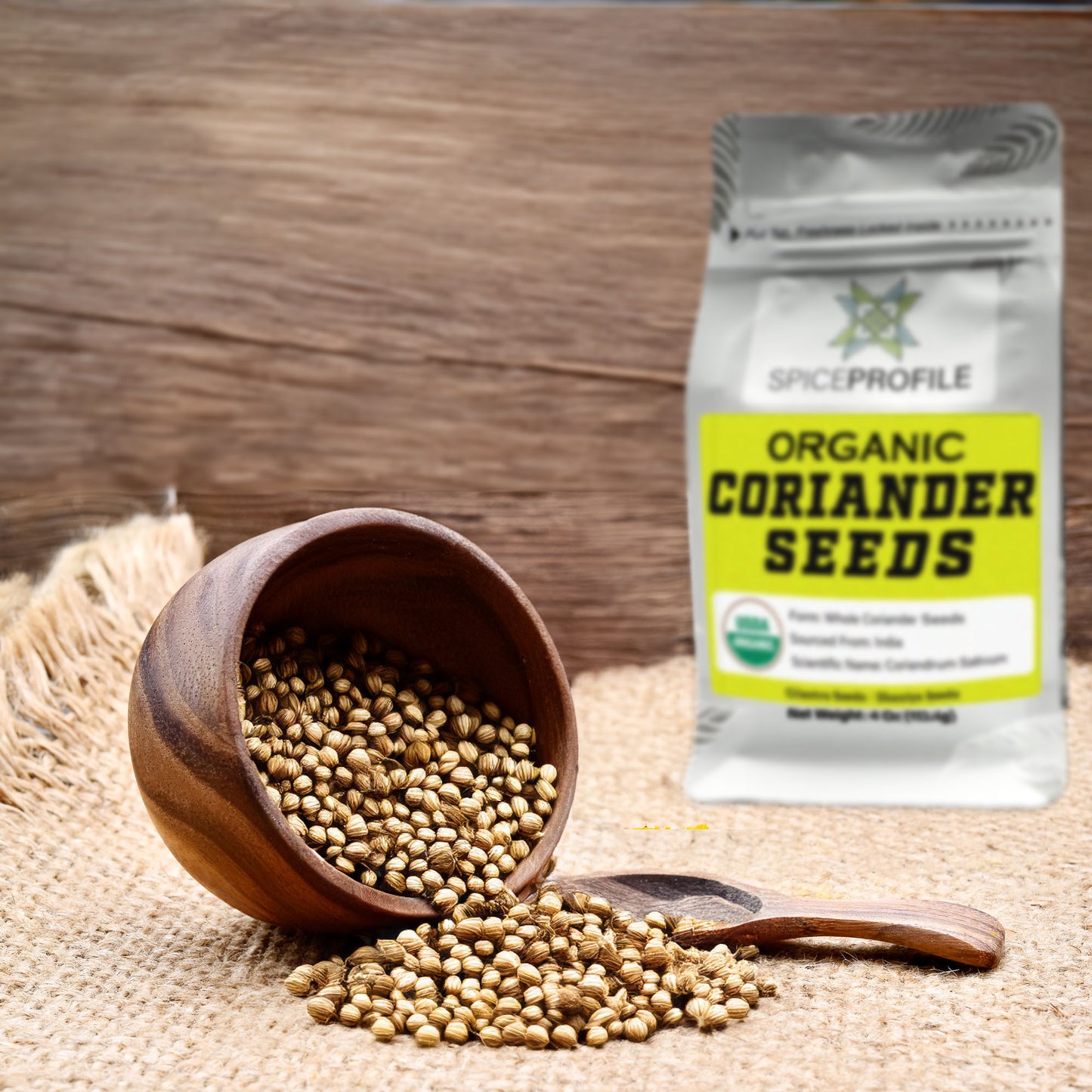 Organic Coriander Seeds (Whole) | Sabut Dhaniya