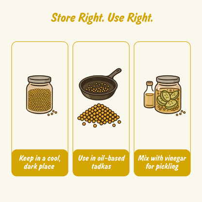 Organic Yellow Mustard Seeds | Peeli Sarson