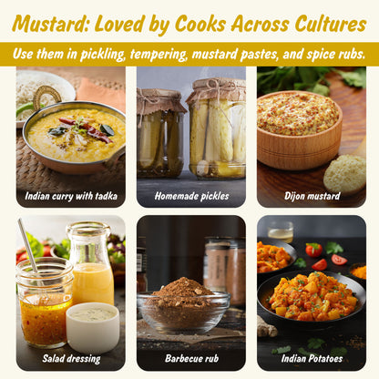 Organic Yellow Mustard Seeds | Peeli Sarson