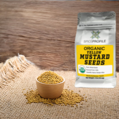 Organic Yellow Mustard Seeds | Peeli Sarson