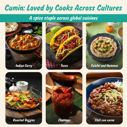 Spice Profile USDA Organic Cumin Powder, Lab Tested for Heavy Metals, Resealable 4oz Pouch, Jeera, Comino Molido