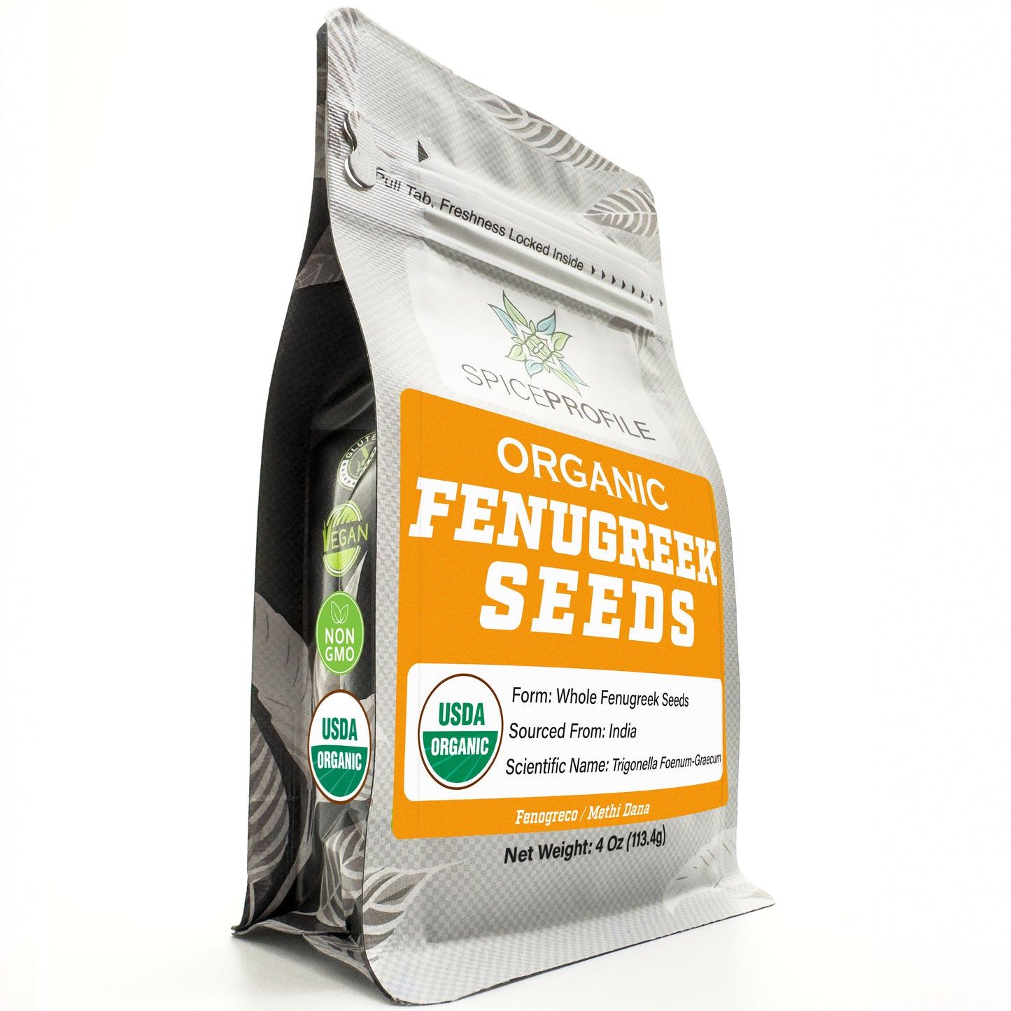Organic Fenugreek Seeds 4oz | Methi Dana