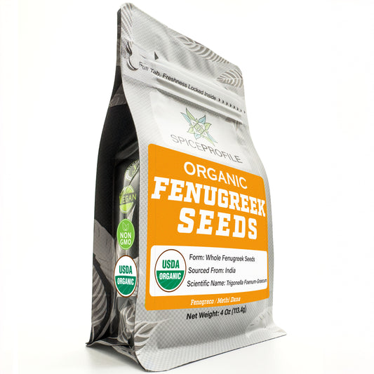 Organic Fenugreek Seeds 4oz | Methi Dana