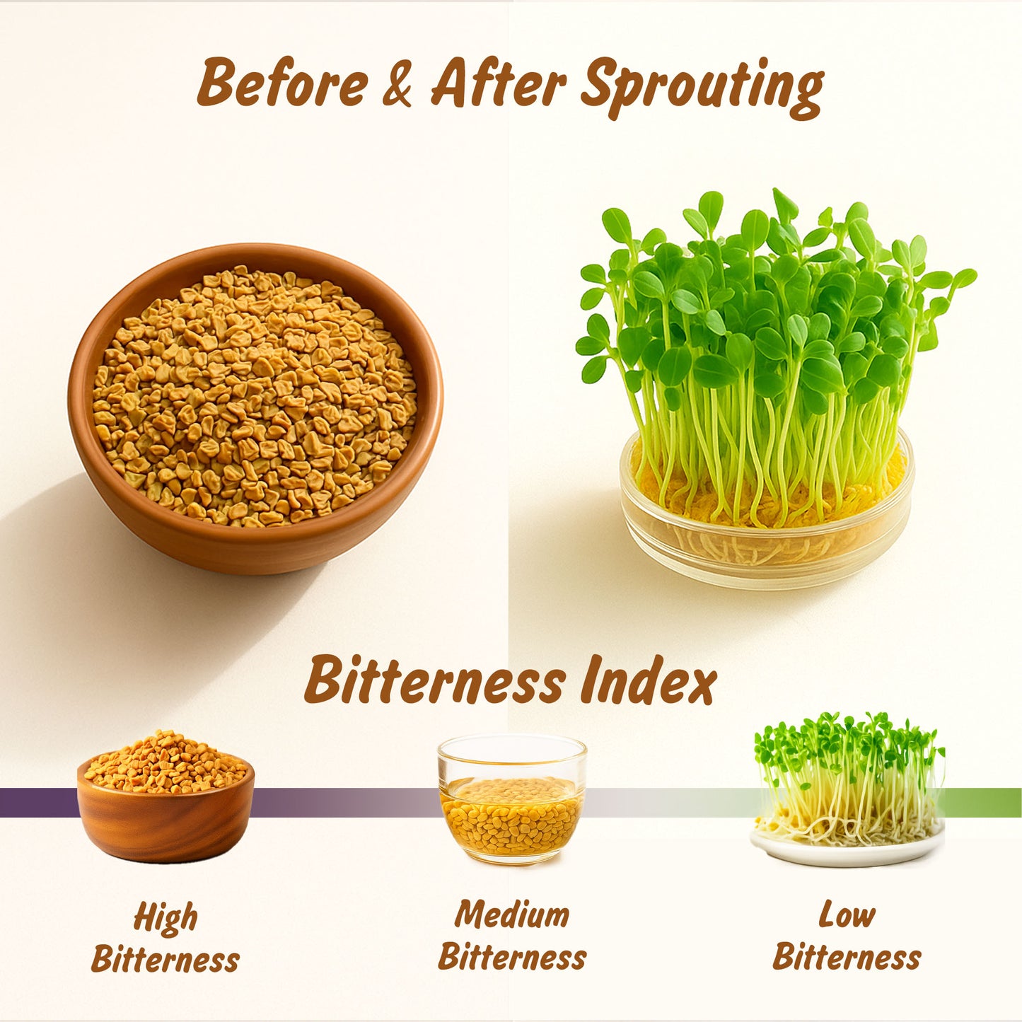 Organic Fenugreek Seeds 4oz | Methi Dana