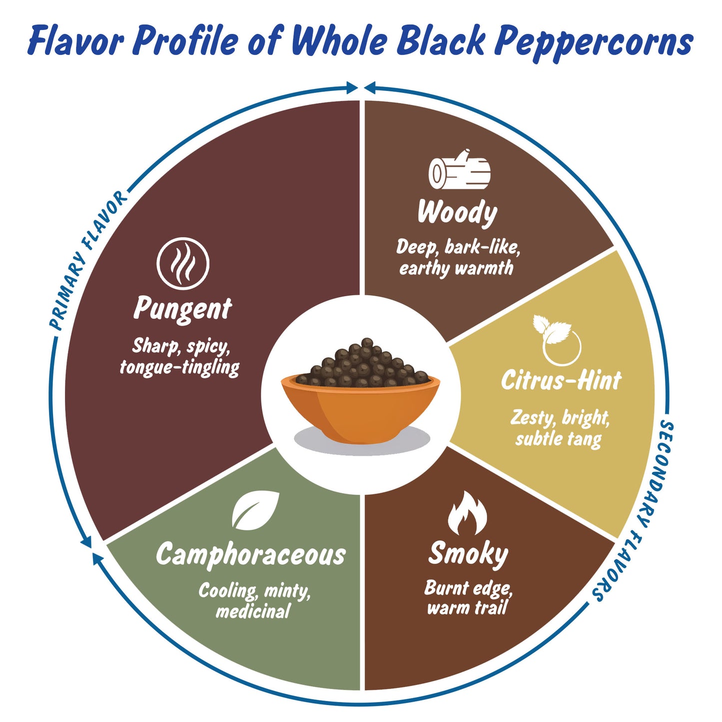 Organic Black Peppercorns Whole | Pungent & Spicy | Sabut Kali Mirch