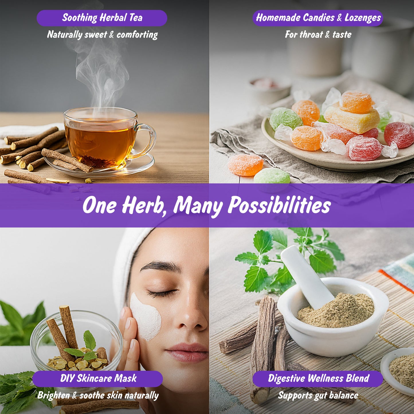 Organic Licorice Root Powder | Mulethi Powder