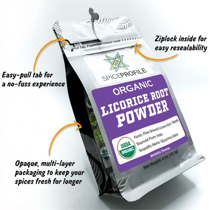 Organic Licorice Root Powder | Mulethi Powder