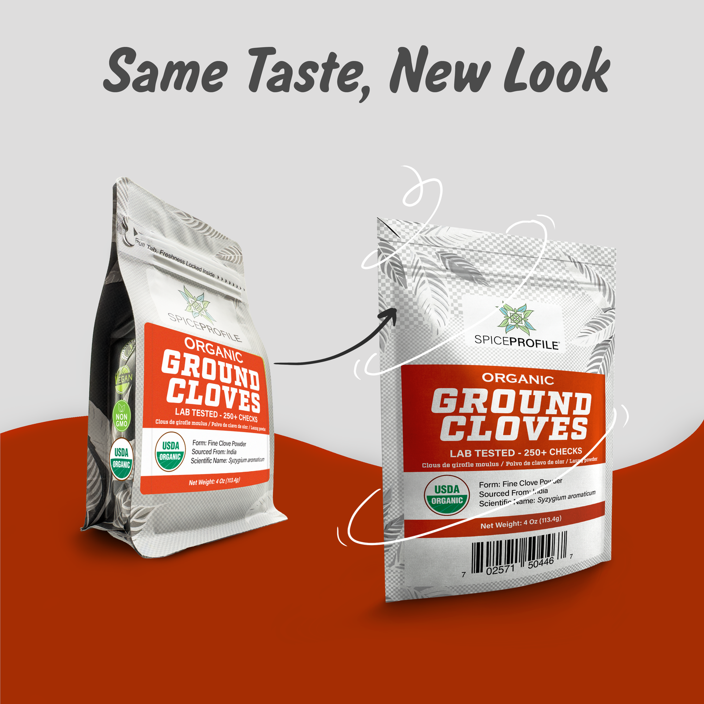 Spice Profile USDA Organic Ground Cloves, Lab Tested for Heavy Metals, Resealable 4 oz Pouch, Laung, Clavo Molido