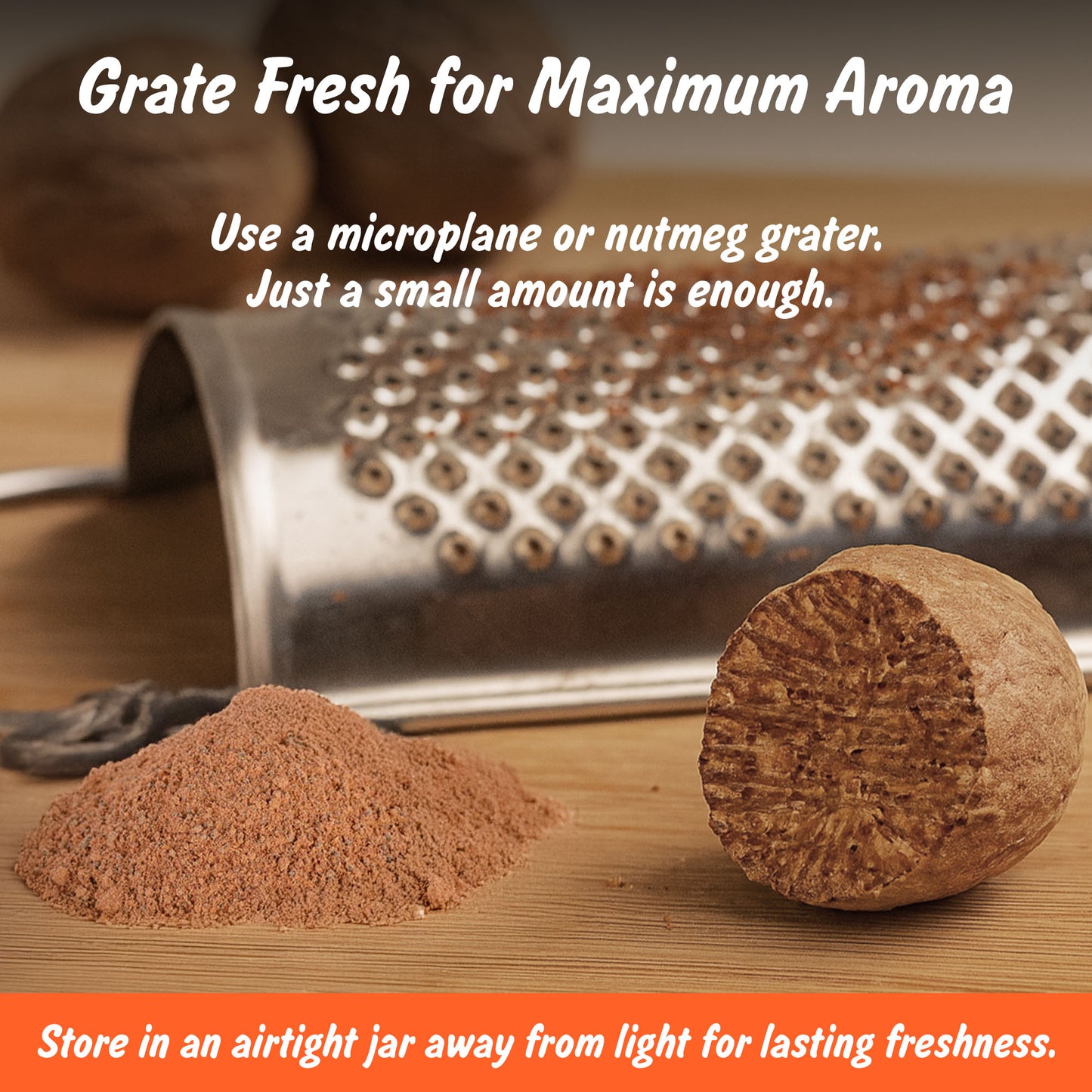 Spice Profile USDA Organic Whole Nutmeg, Lab Tested for Heavy Metals, Resealable 3.5 oz Pouch, Jaiphal, Nuez Moscada