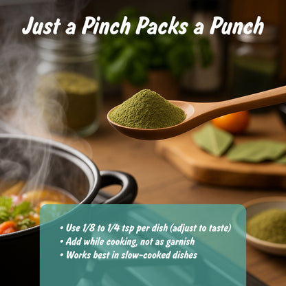 Spice Profile USDA Organic Ground Bay Leaves, Lab Tested for Heavy Metals, Resealable 4 oz Pouch, Tej Patta Powder, Polvo de Laurel