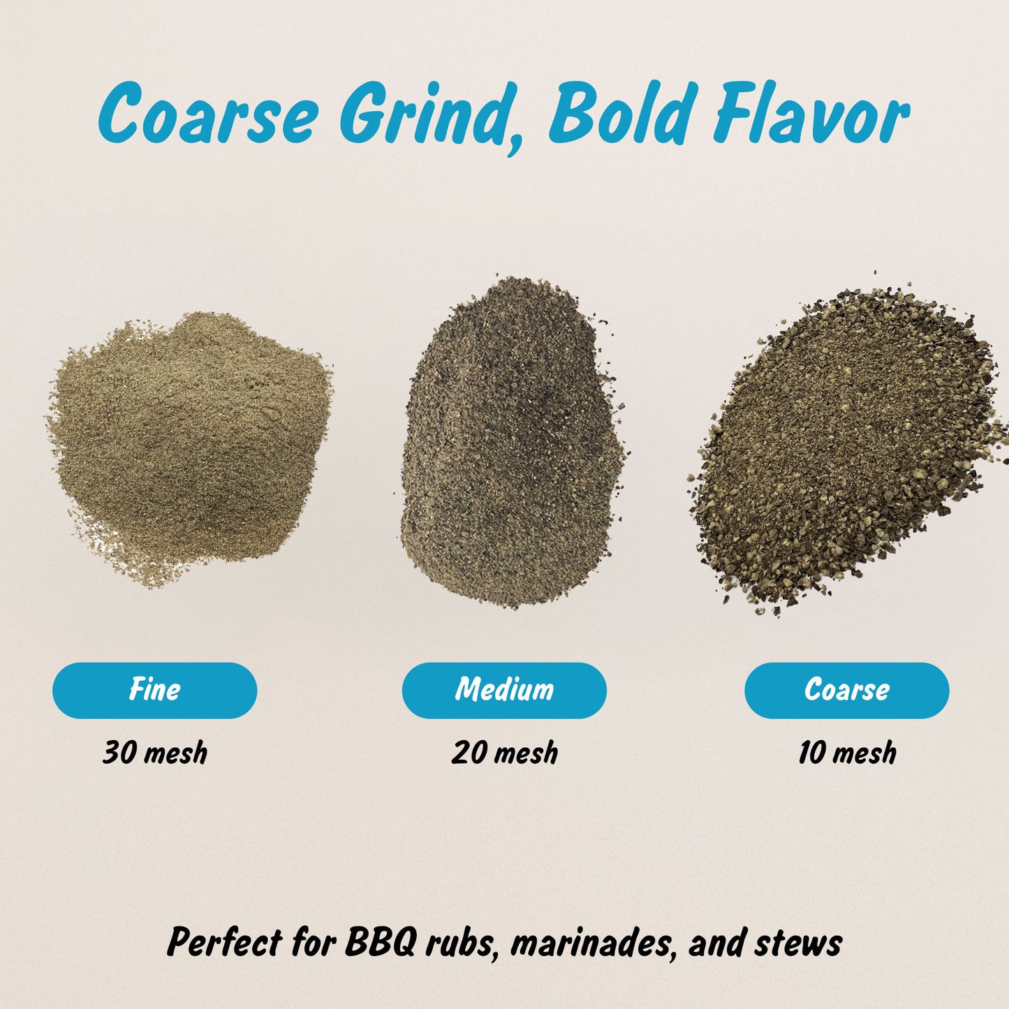 Spice Profile USDA Organic Coarse Ground Black Pepper, Lab Tested for Heavy Metals, Resealable 4 oz Pouch, Kaali Mirch, Pimienta Negra Molida