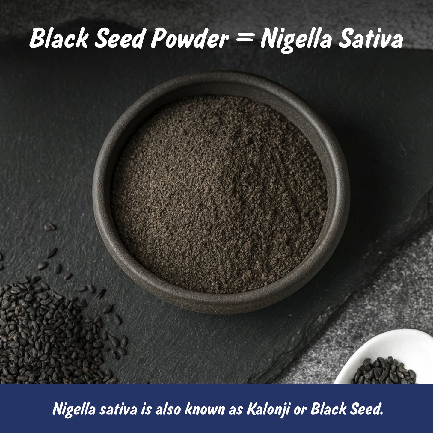 Spice Profile USDA Organic Black Seed Nigella Powder, Lab Tested, Resealable 4 oz Pouch, Nigella Sativa, Kalonji Powder, Polvo de Semilla Negra