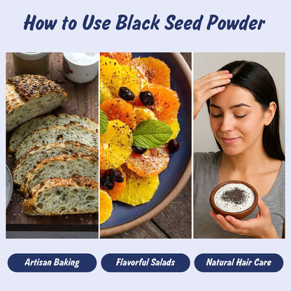 Spice Profile USDA Organic Black Seed Nigella Powder, Lab Tested, Resealable 4 oz Pouch, Nigella Sativa, Kalonji Powder, Polvo de Semilla Negra