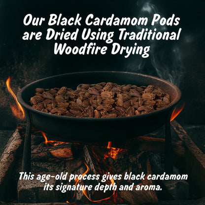 Spice Profile USDA Organic Whole Black Cardamom, 2 oz, Lab Tested for Heavy Metals, Kali Elaichi, Cardamomo Negro