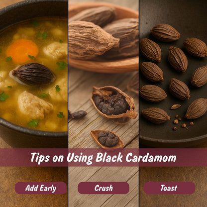 Spice Profile USDA Organic Whole Black Cardamom, 2 oz, Lab Tested for Heavy Metals, Kali Elaichi, Cardamomo Negro