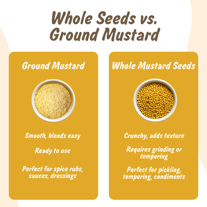 Spice Profile Organic Dry Mustard Powder | 16 oz | Lab Tested