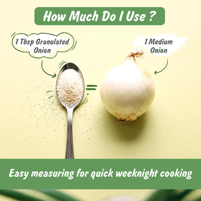 Spice Profile USDA Organic Granulated Onion | 4 oz | Lab Tested