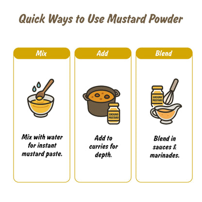 Spice Profile Organic Dry Mustard Powder | 16 oz | Lab Tested