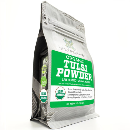 Spice Profile Organic Holy Basil Powder | 4 oz | Lab Tested