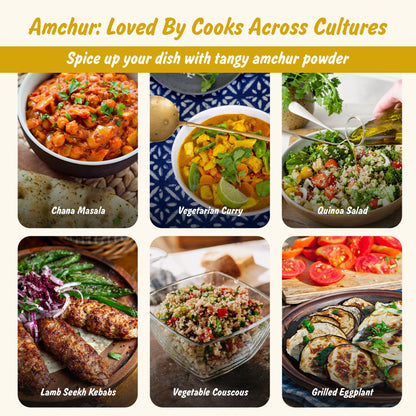 Spice Profile USDA Organic Amchur Powder, Lab Tested for Heavy Metals, Resealable 4oz Pouch, Amchur Powder, Polvo de Mango