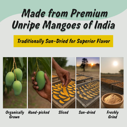 Spice Profile USDA Organic Amchur Powder, Lab Tested for Heavy Metals, Resealable 4oz Pouch, Amchur Powder, Polvo de Mango